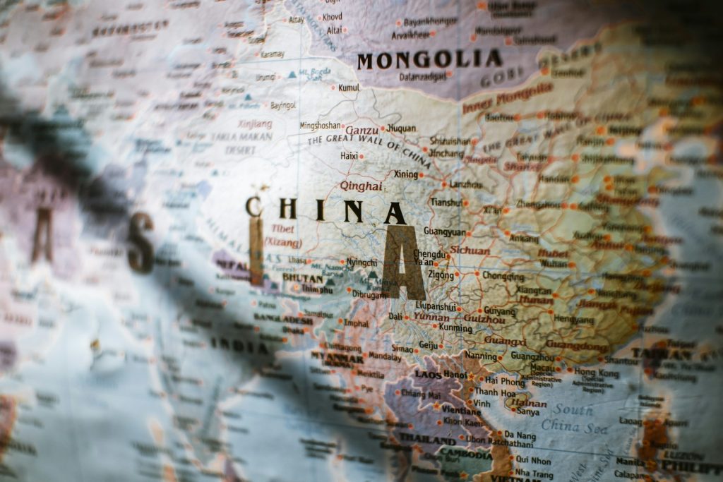 How to Translate a WordPress Website into Chinese with AI Close-up of a map of China, representing translating a WordPress website into Chinese